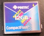 Pretec CompacFlash 12 Go